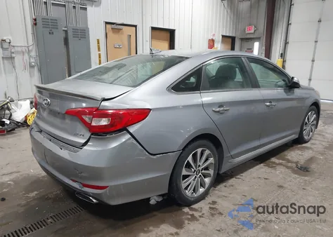 2016 Hyundai Sonata Sport из США, поврежденный, VIN 5NPE34AFXGH320463